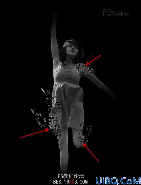 PhotoShop合成神秘的美女精灵效果的教程
