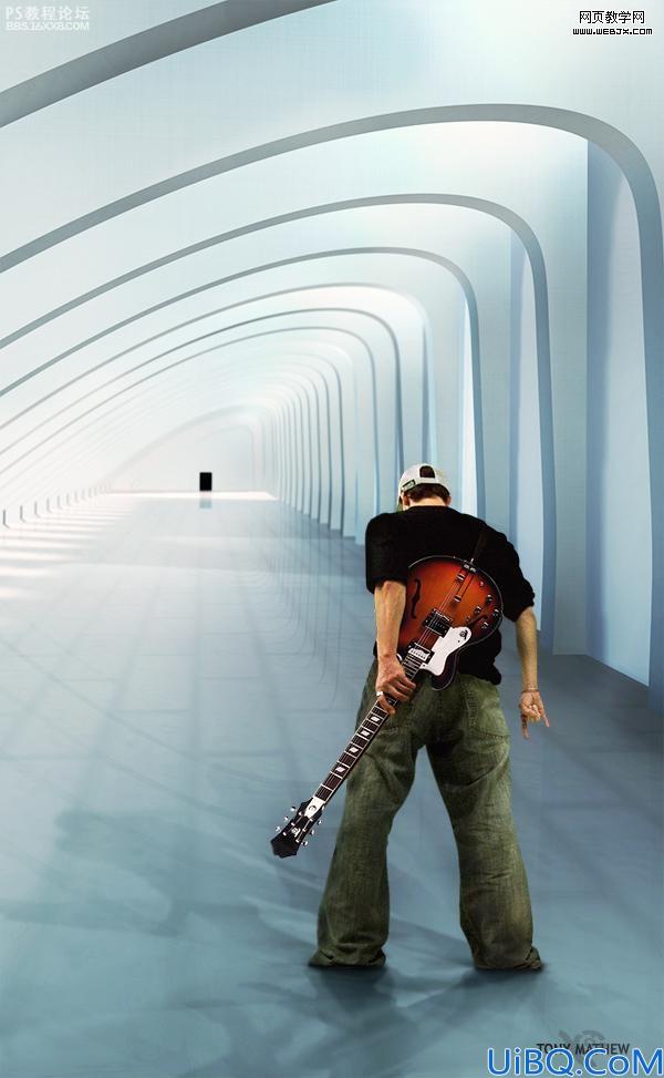 Photoshop教程:照片合成实例好看的吉他英雄