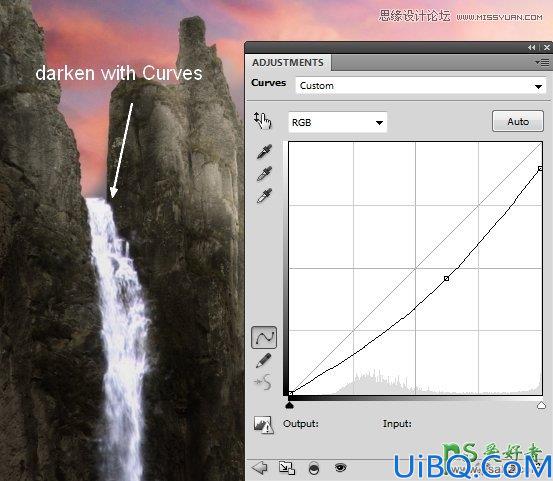 Photoshop合成教程：利用素材,笔刷，调整图层合成秋季唯美的城堡场景图