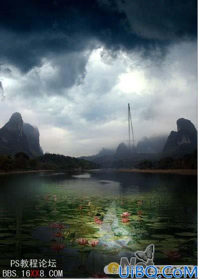 Photoshop创意合成教程:经典合成神秘的古龙堡