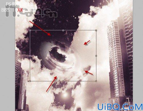 Photoshop教程:合成世界末日的水上城市