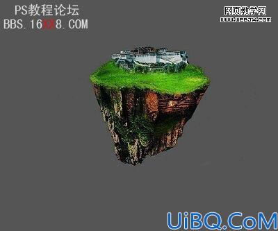 Photoshop图片合成教程:漂亮的梦幻仙岛景象