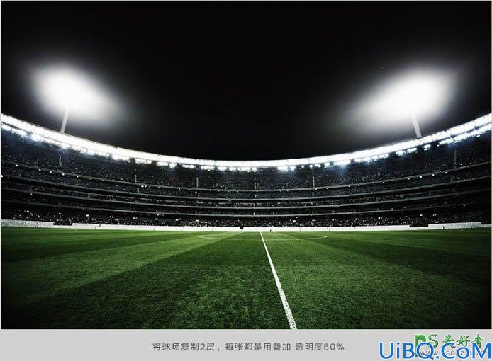 Photoshop合成教程：打造一张超酷风格的风暴足球场大片电影海报效果图