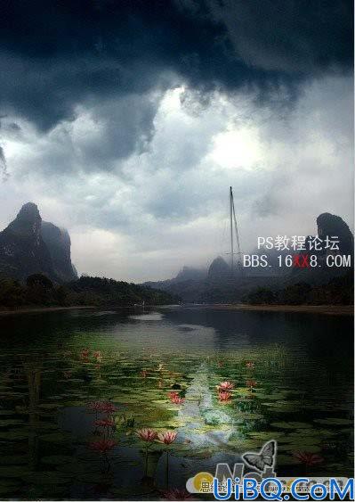 Photoshop创意合成教程:经典合成神秘的古龙堡