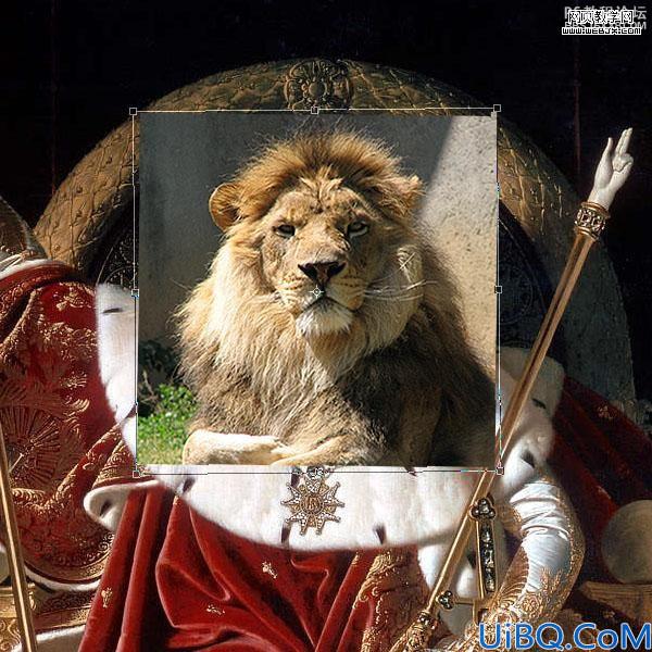photoshop合成实例:狮人