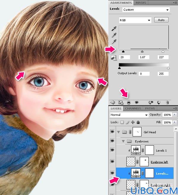 PHOTOSHOP教程:创建一个梦幻的小鸟女孩画像