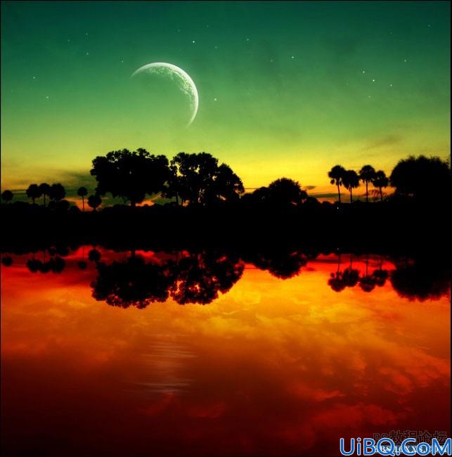 photoshop教程:如何合成夜景效果