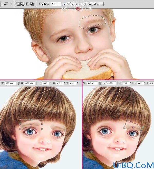 PHOTOSHOP教程:创建一个梦幻的小鸟女孩画像