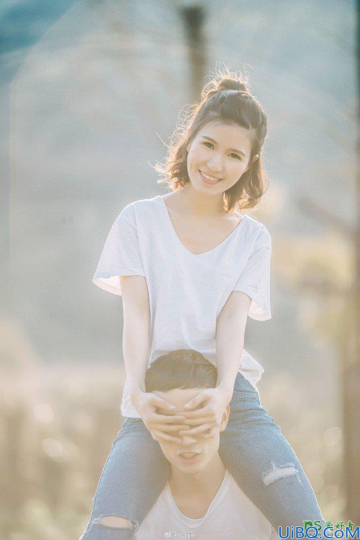 Photoshop婚纱照调色教程：给清纯少女外景婚纱照调出唯美的阿宝色