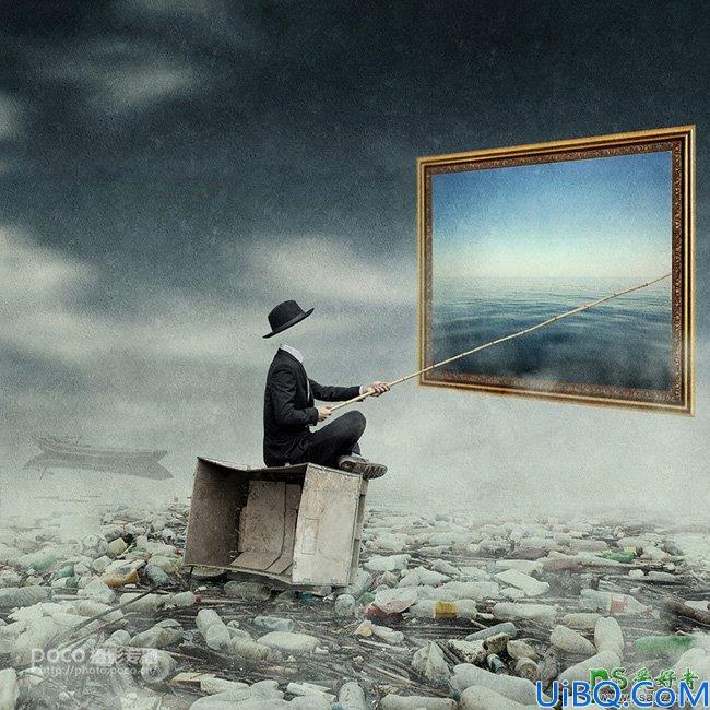 Photoshop图像合成教程：创意合成一幅环境保护主题海报宣传画