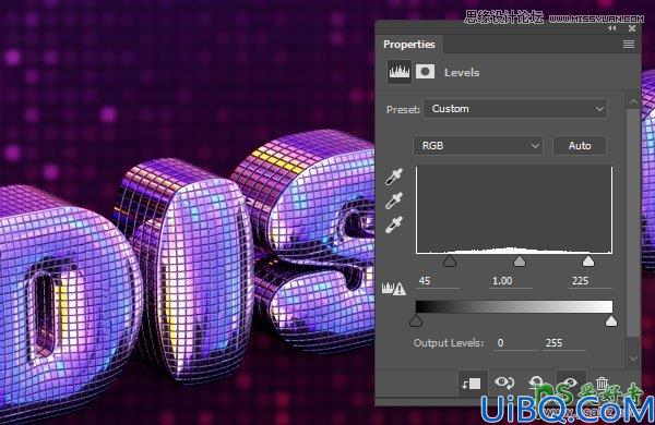 利用photoshop3D工具制作凹凸纹理镜像球效果的艺术文字