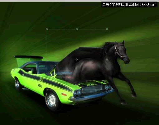 photoshop合成教程:合成一张抽象的汽车概念图