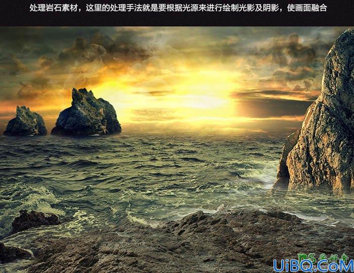 Photoshop美女合成教程：打造超酷风格创意美女海盗影片宣传海报效果图
