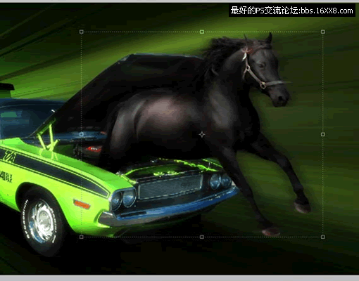 photoshop合成教程:合成一张抽象的汽车概念图