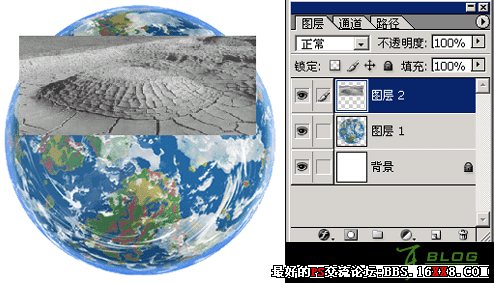 简单练习用Photoshop合成地球图片