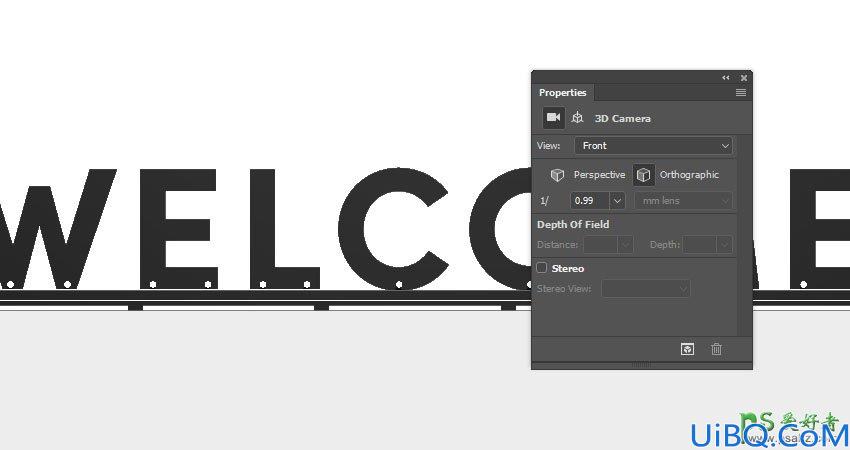 利用新版Photoshop软件中的3D工具制作立体风格的矩阵LED字体，LED字效
