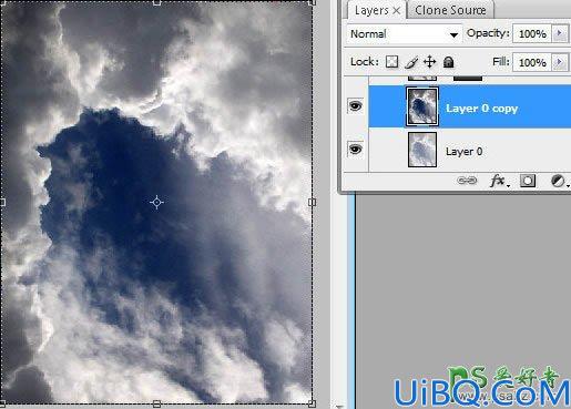 Photoshop合成教程：合成科幻效果的古老树屋-天空中飞翔的古树效果