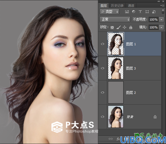 Photoshop创意合成玫瑰纷飞的唯美梦幻女神艺术照