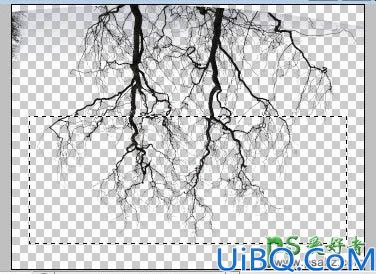 Photoshop合成教程：合成科幻效果的古老树屋-天空中飞翔的古树效果