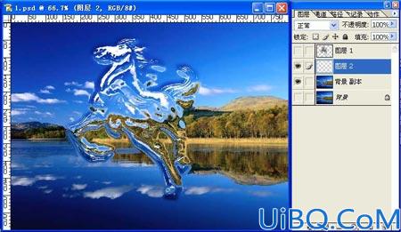 用Photoshop扭曲滤镜合成特效图片