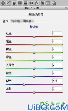 Photoshop婚片后期调色教程实例：打造低饱合度日系色彩情侣婚纱艺术照