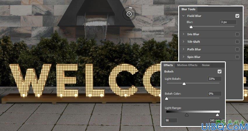 利用新版Photoshop软件中的3D工具制作立体风格的矩阵LED字体，LED字效