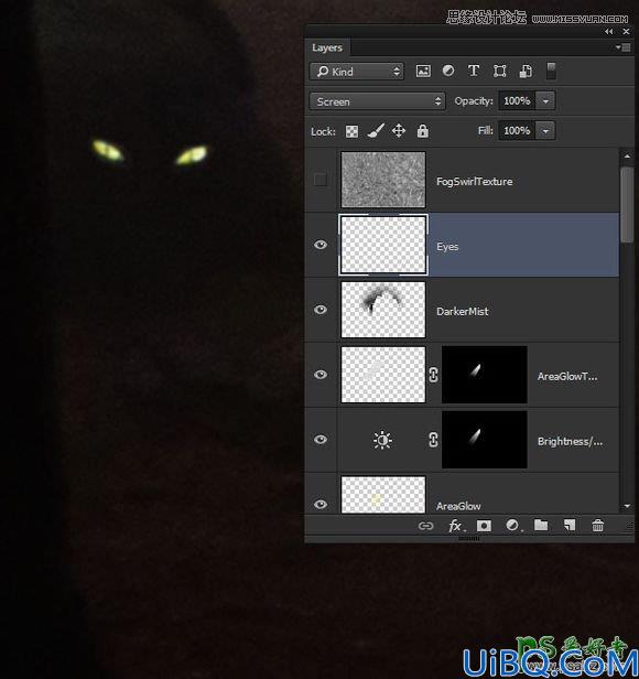 Photoshop图像合成实例教程：创意打造一幅黑暗森林里恐怖的鬼屋效果图