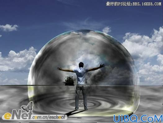 Photoshop合成超能力者