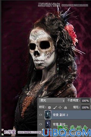 Photoshop图片合成：天使与魔鬼的完美结合_合成出恐怖效果的魔鬼天使