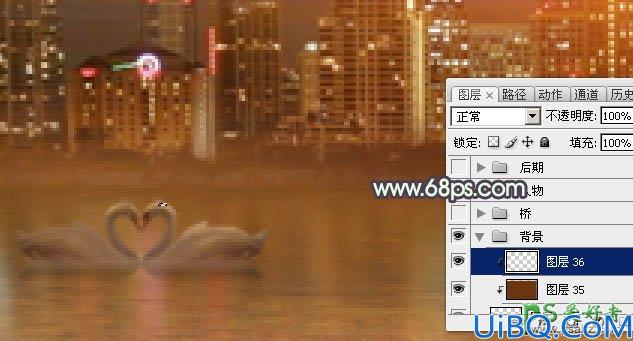 Photoshop婚片合成教程：打造浪漫华丽的夜景婚纱艺术照效果图