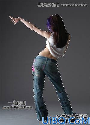 photoshop合成光电美女艺术照效果图片