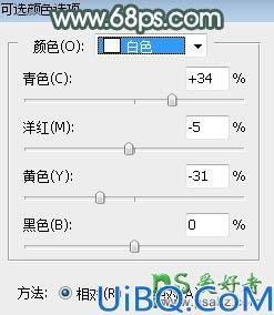 Photoshop给loli控漂亮的小美女夏日写真照调出梦幻的中性青色调