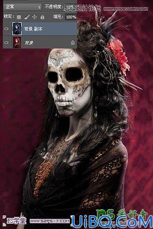Photoshop图片合成：天使与魔鬼的完美结合_合成出恐怖效果的魔鬼天使