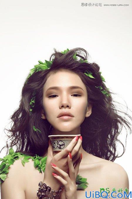 Photoshop创意合成时尚的非主流插画美女形象_潮流插画美女