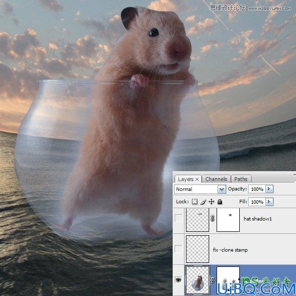 Photoshop创意合成可爱的松鼠海盗船长_海盗鼠船长教程实例