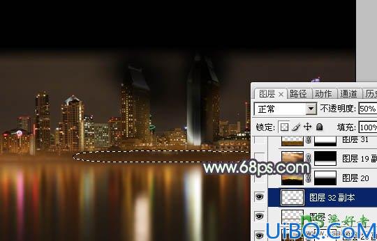 Photoshop婚片合成教程：打造浪漫华丽的夜景婚纱艺术照效果图