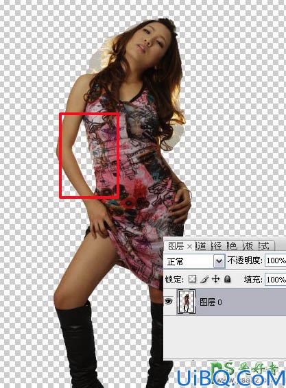 Photoshop人像合成教程：合成一张个性美女摄影作品-个性的美女写真照