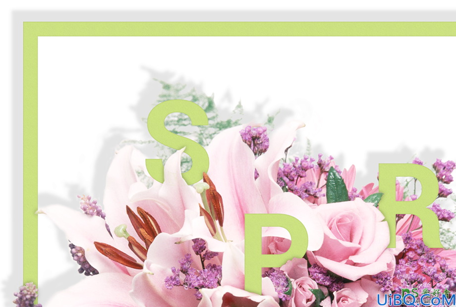 Photoshop字体设计新手教程：巧用蒙版操作绘制优雅个性的花艺字体