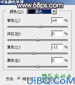 Photoshop女生照片后期调色：给铁道上自拍的清新女生图片调出唯美的霞光
