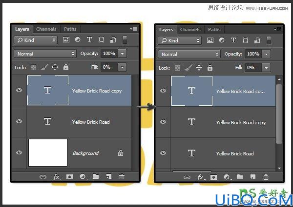 运用Photoshop纹理素材和图层样式设计一例超逼真质感的金色砖块字体特效
