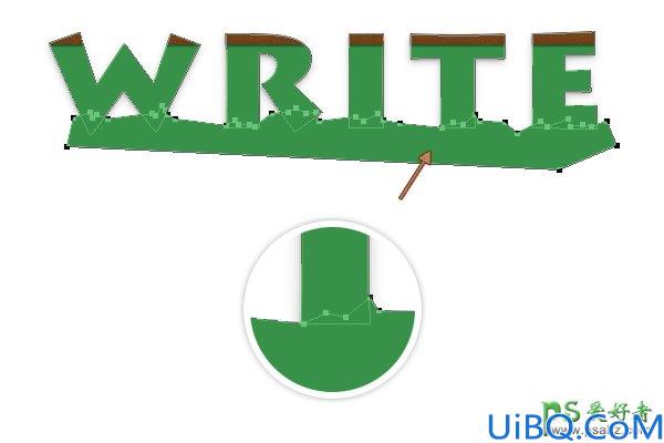 利用Photoshop钢笔工具和蒙版的运用制作流行的纸边撕裂效果文字