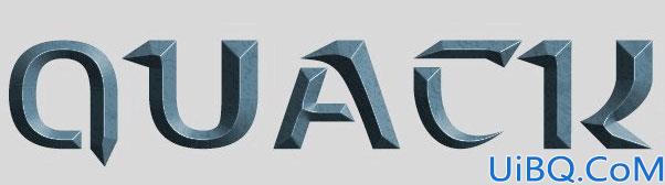 Photoshop文字特效制作教程：设计一款蓝色冰雪质感的酷炫文字效