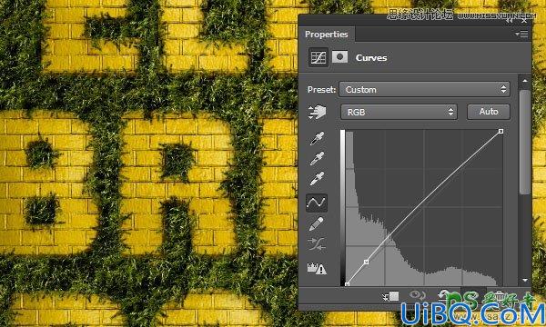 运用Photoshop纹理素材和图层样式设计一例超逼真质感的金色砖块字体特效
