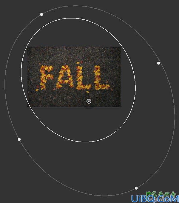Photoshop个性贴图文字制作教程：设计一例非常有趣的秋季树叶拼贴字体