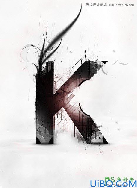 Photoshop文字特效制作实例教程：教您打造黑白抽象风格艺术字