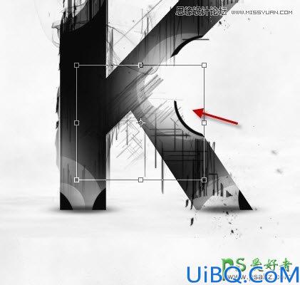 Photoshop文字特效制作实例教程：教您打造黑白抽象风格艺术字