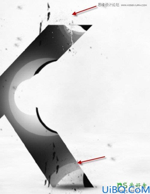 Photoshop文字特效制作实例教程：教您打造黑白抽象风格艺术字