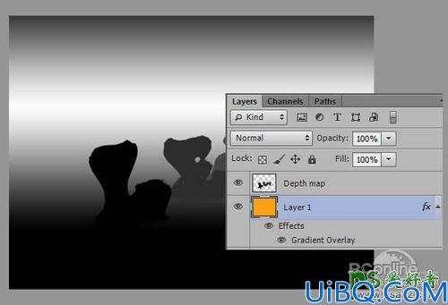 photoshop打造秋景3D立体字，可爱卡通效果立体文字特效教程