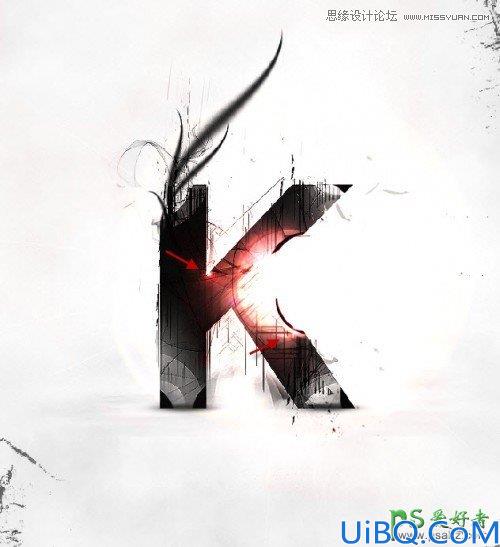Photoshop文字特效制作实例教程：教您打造黑白抽象风格艺术字