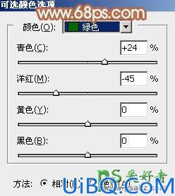 Photoshop图片调色实例教程:给铁轨上自拍的甜美女孩儿调出青绿色